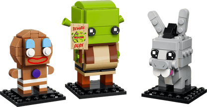LEGO BrickHeadz Shrek, Donkey &amp; Gingy Figures