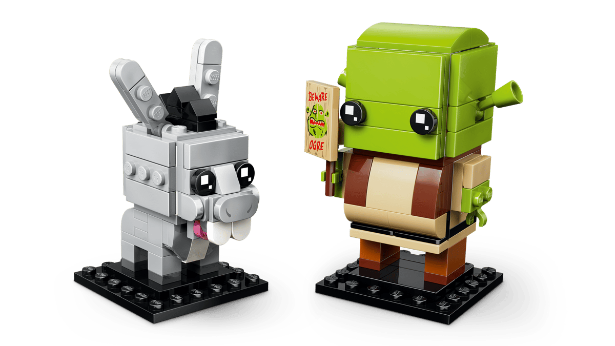 LEGO BrickHeadz Shrek, Donkey &amp; Gingy Figures
