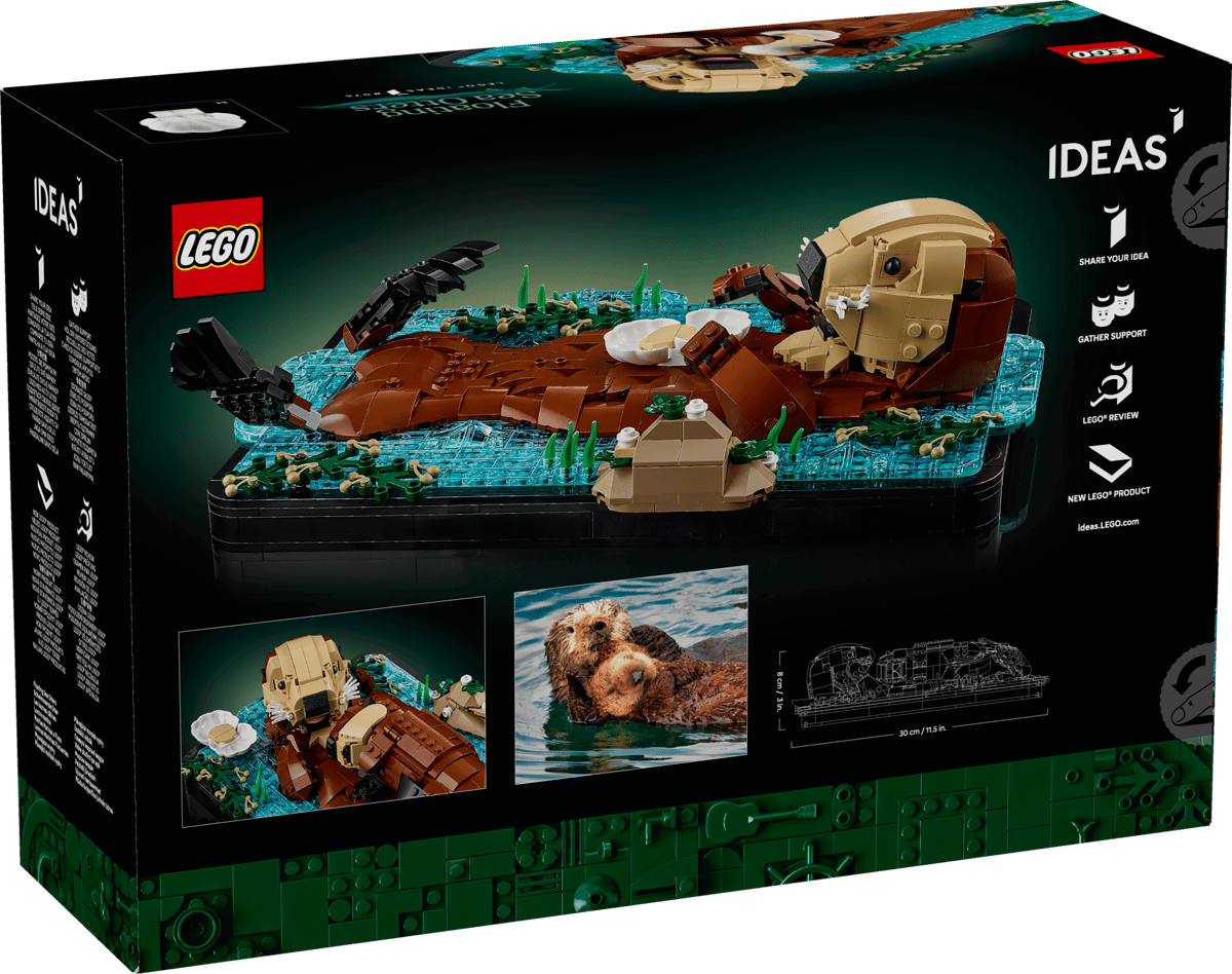 LEGO Ideas Floating Sea Otters