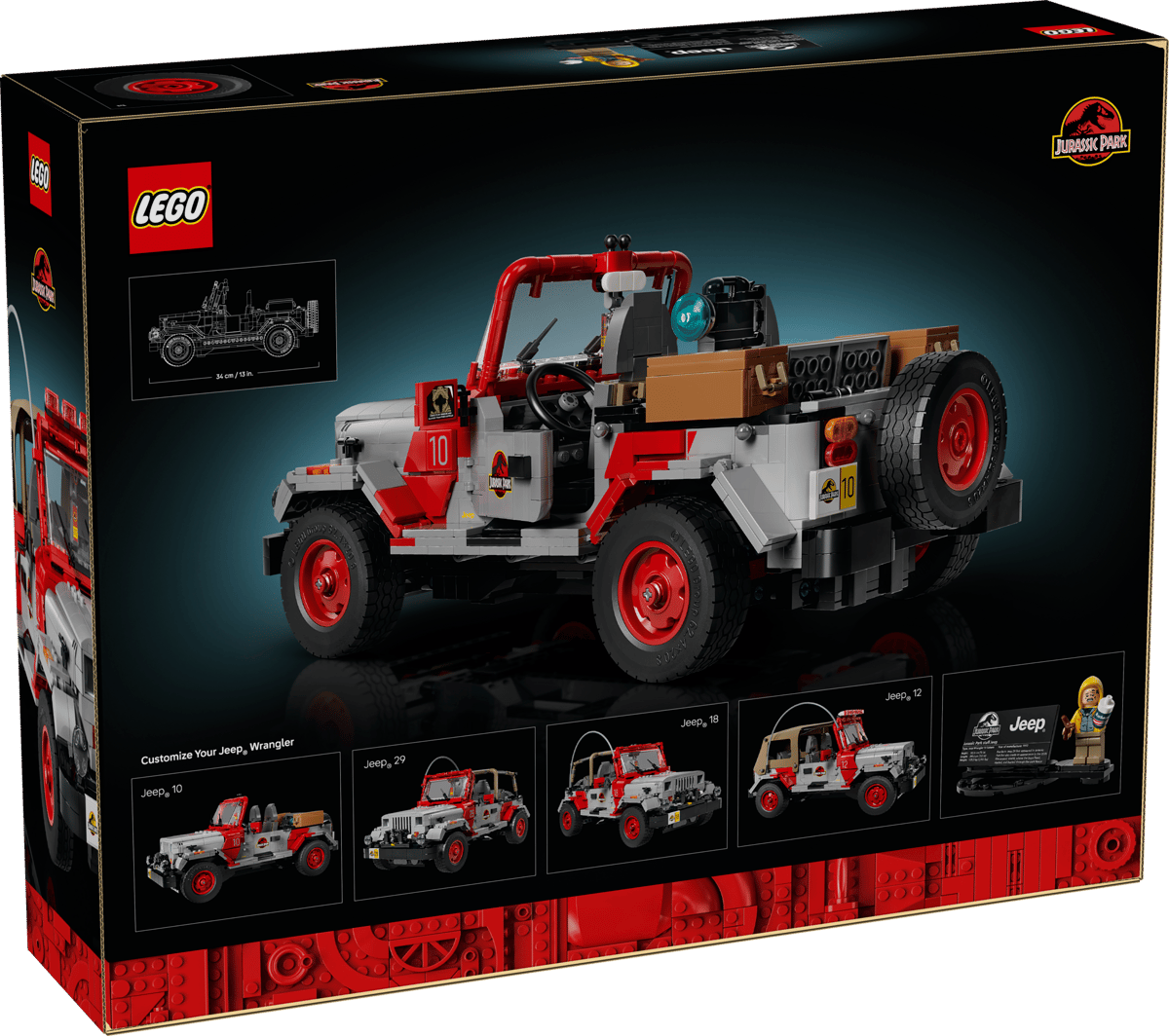LEGO Jurassic World Jurassic Park Jeep Wrangler