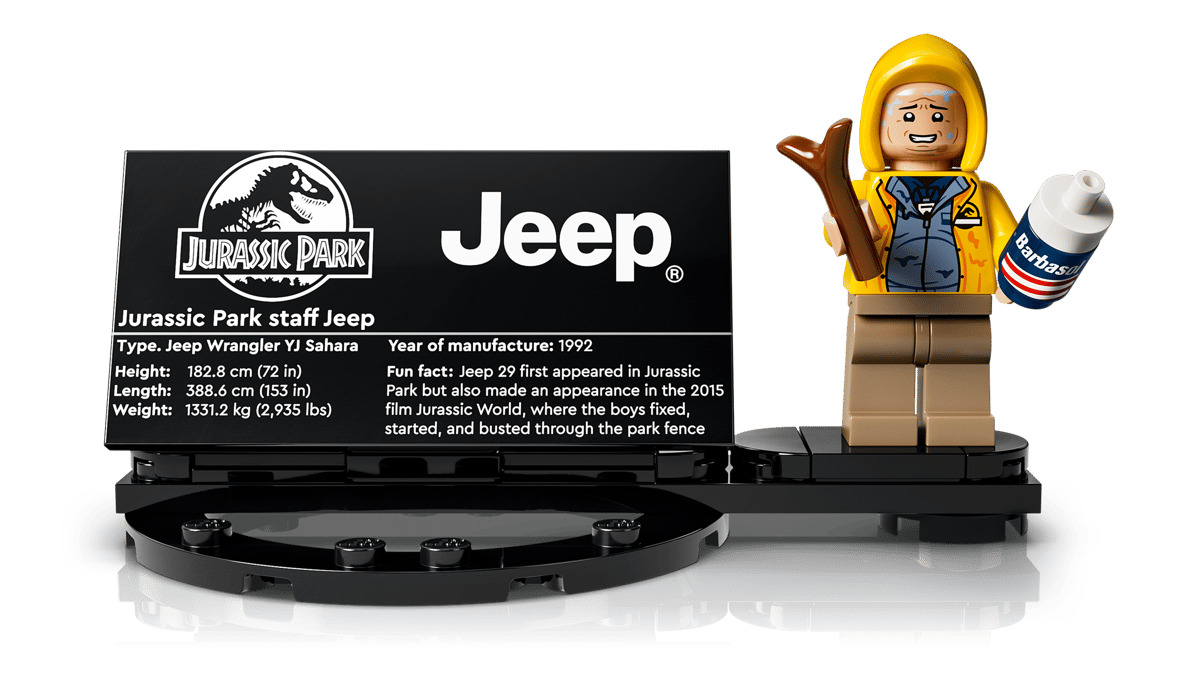 LEGO Jurassic World Jurassic Park Jeep Wrangler