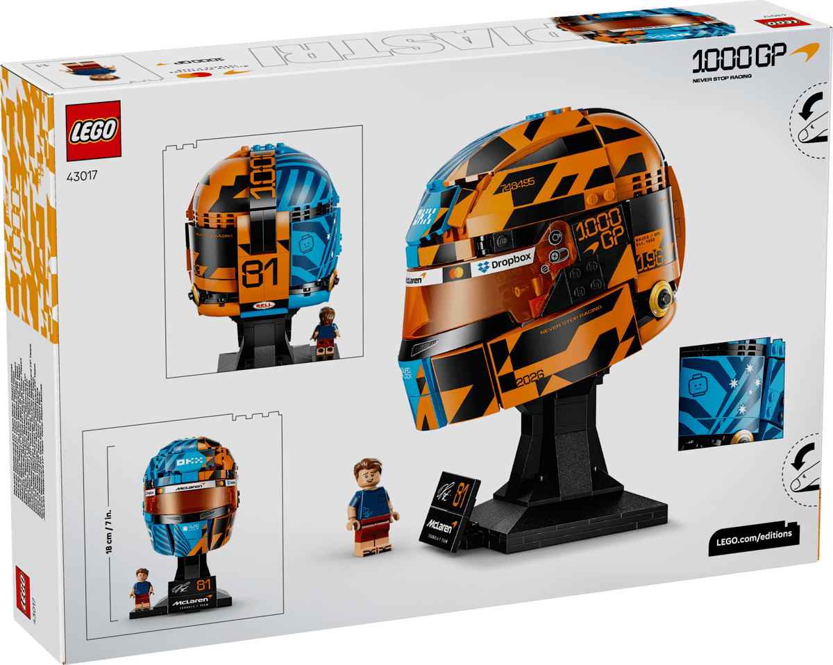 LEGO Editions McLaren Mastercard F1 Team Oscar Piastri Helmet (43017)