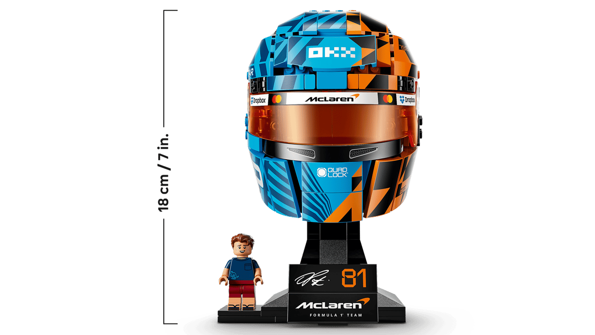 LEGO Editions McLaren Mastercard F1 Team Oscar Piastri Helmet (43017)