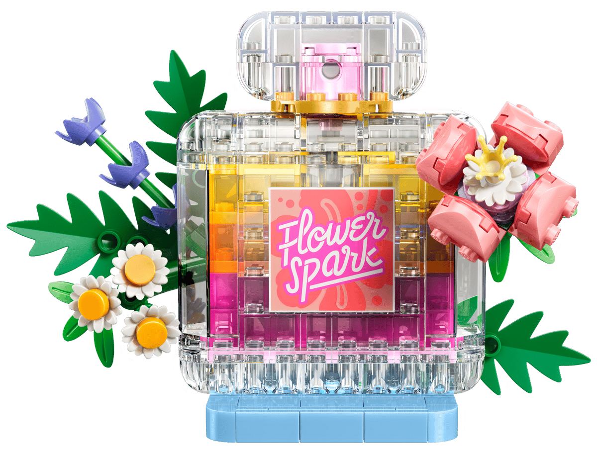 LEGO Creator 3-in-1 Floral Decor Perfume Bottle (31383)