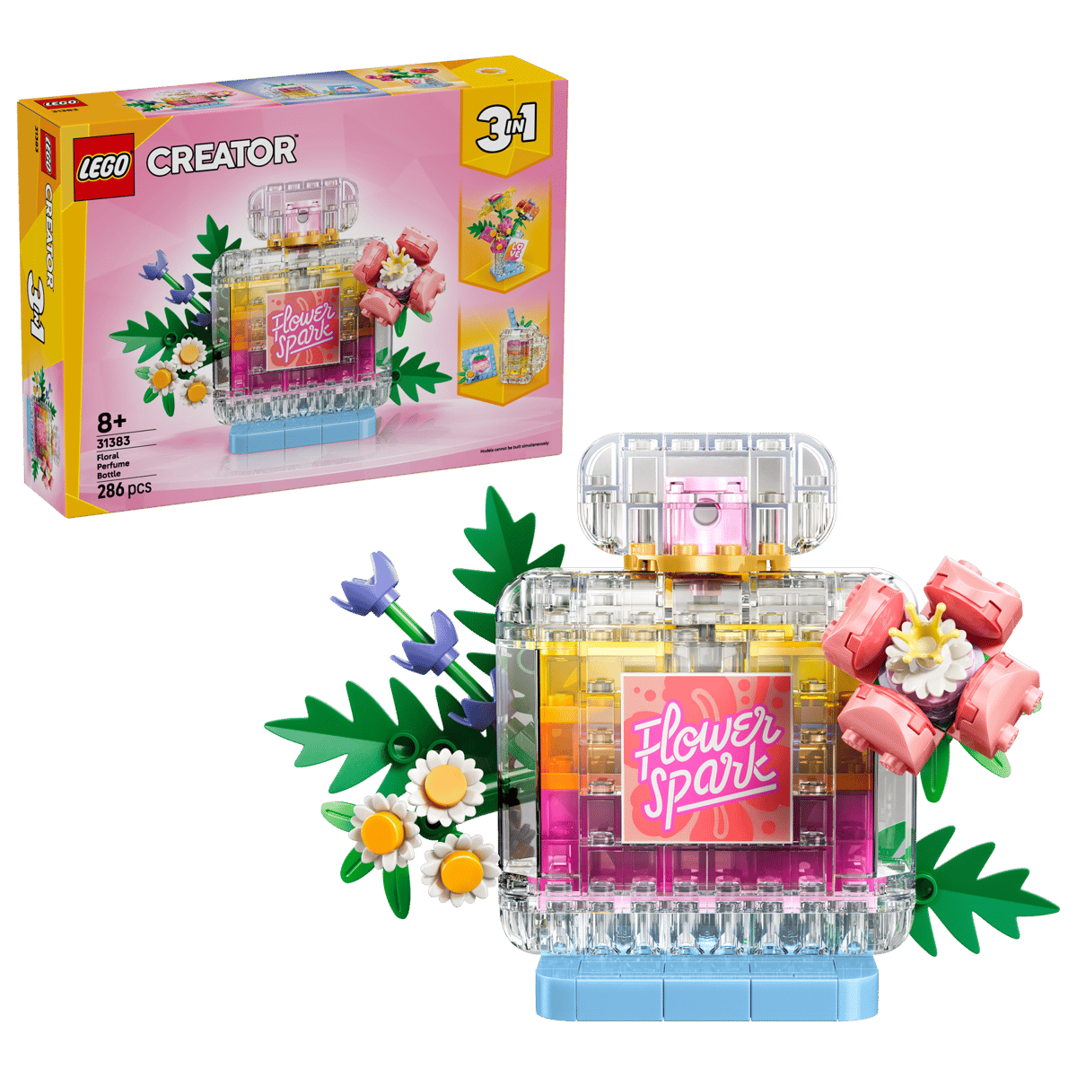 LEGO Creator 3-in-1 Floral Decor Perfume Bottle (31383)