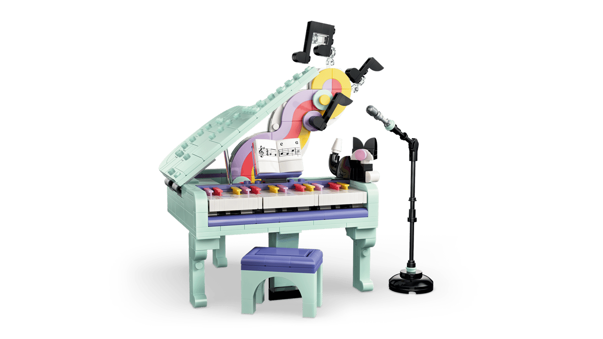 LEGO Creator 3-in-1 Music Decor Piano with Cat (31392)