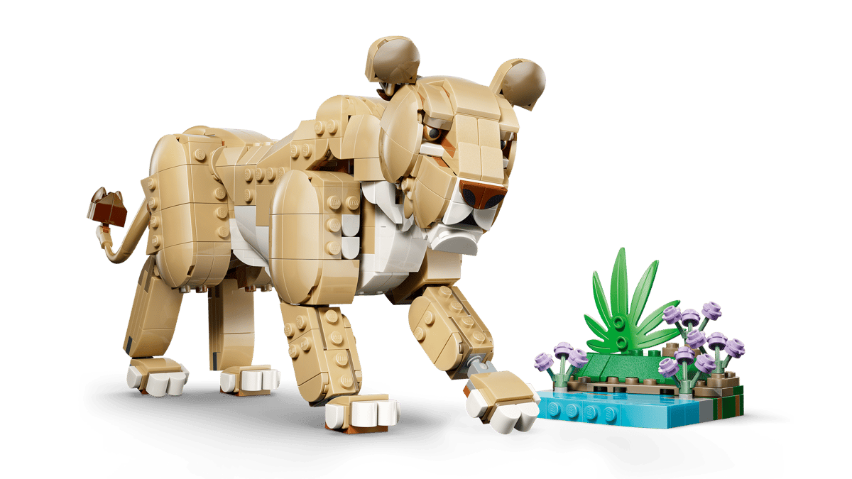 LEGO Creator 3-in-1 Wild Animals: Majestic Lion (31386)