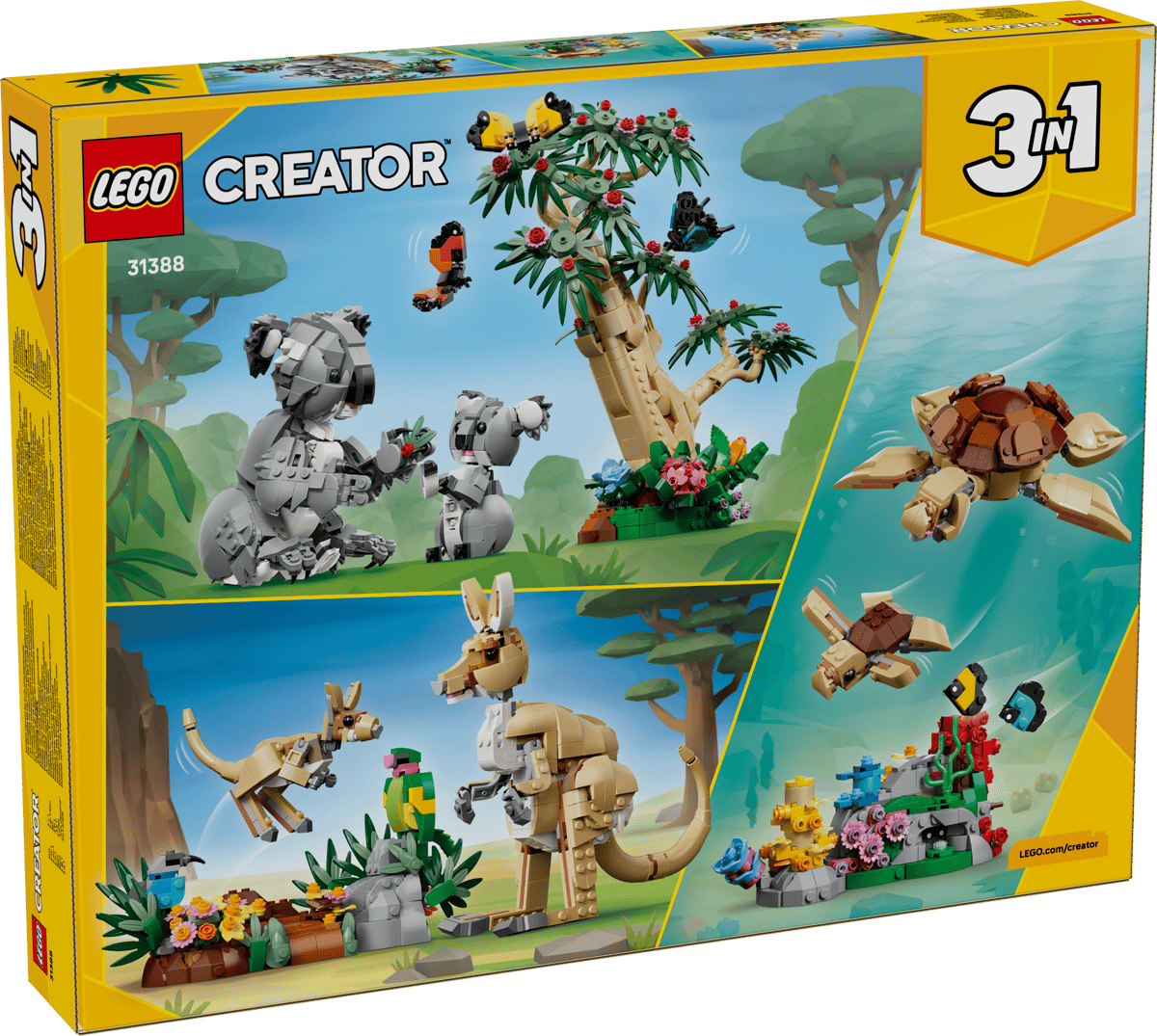 LEGO Creator 3-in-1 Wild Animals: Family of Koalas (31388)