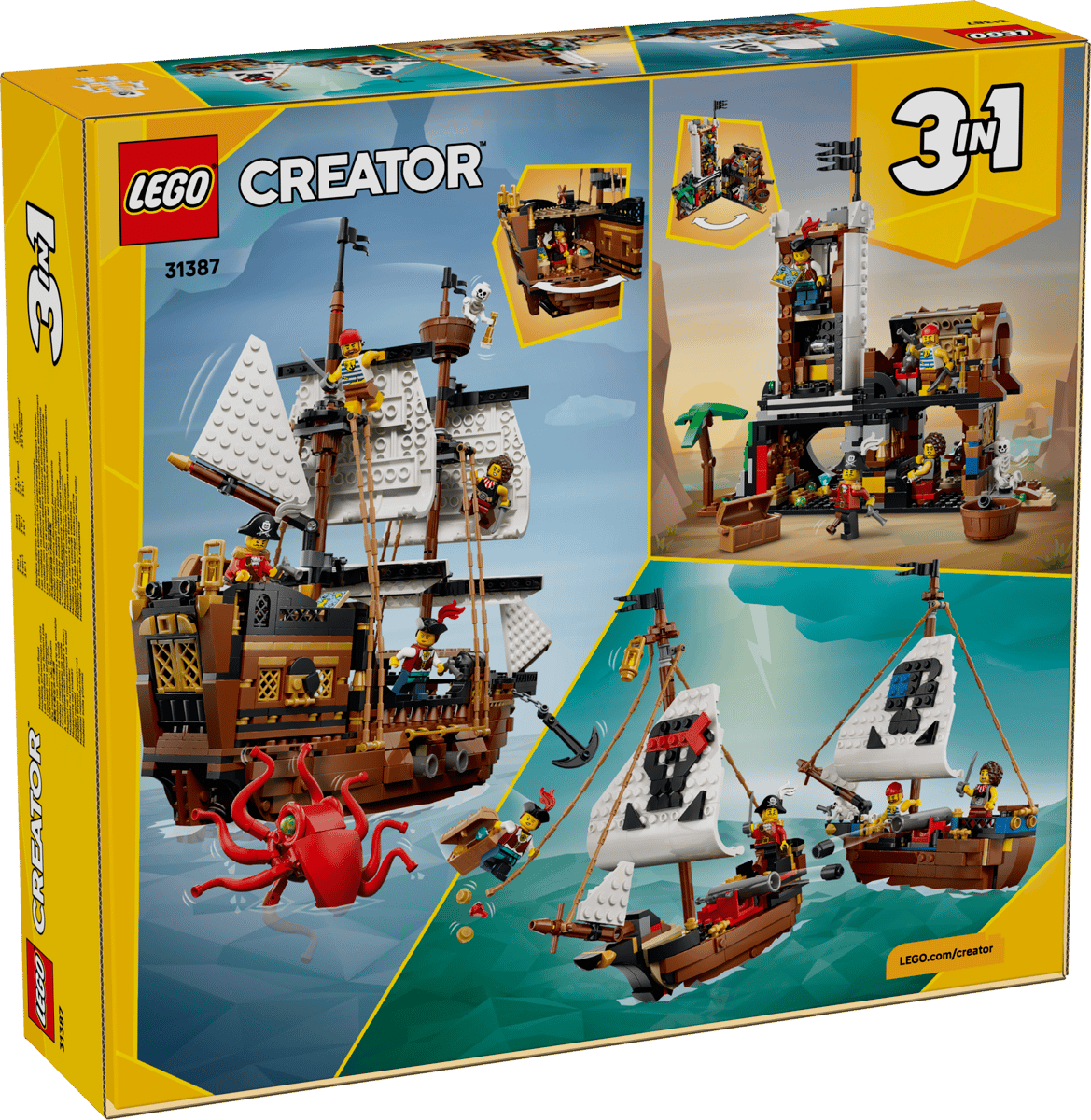 LEGO Creator 3-in-1 Iconic Pirate Ship – 99.99