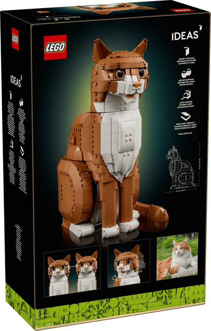LEGO Ideas Orange Cat
