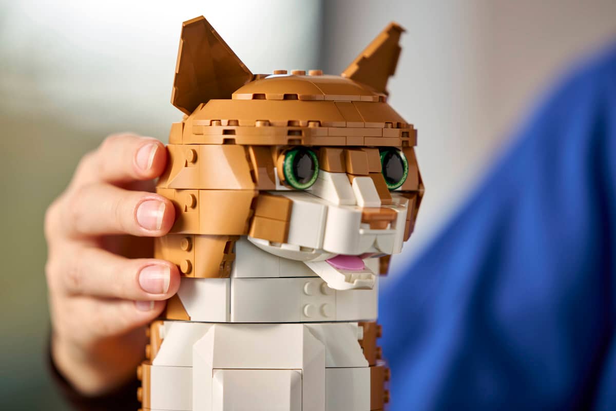 LEGO Ideas Orange Cat