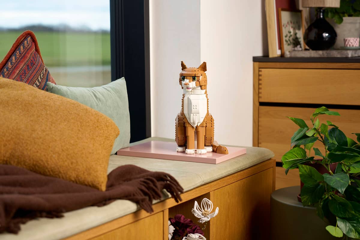 LEGO Ideas Orange Cat