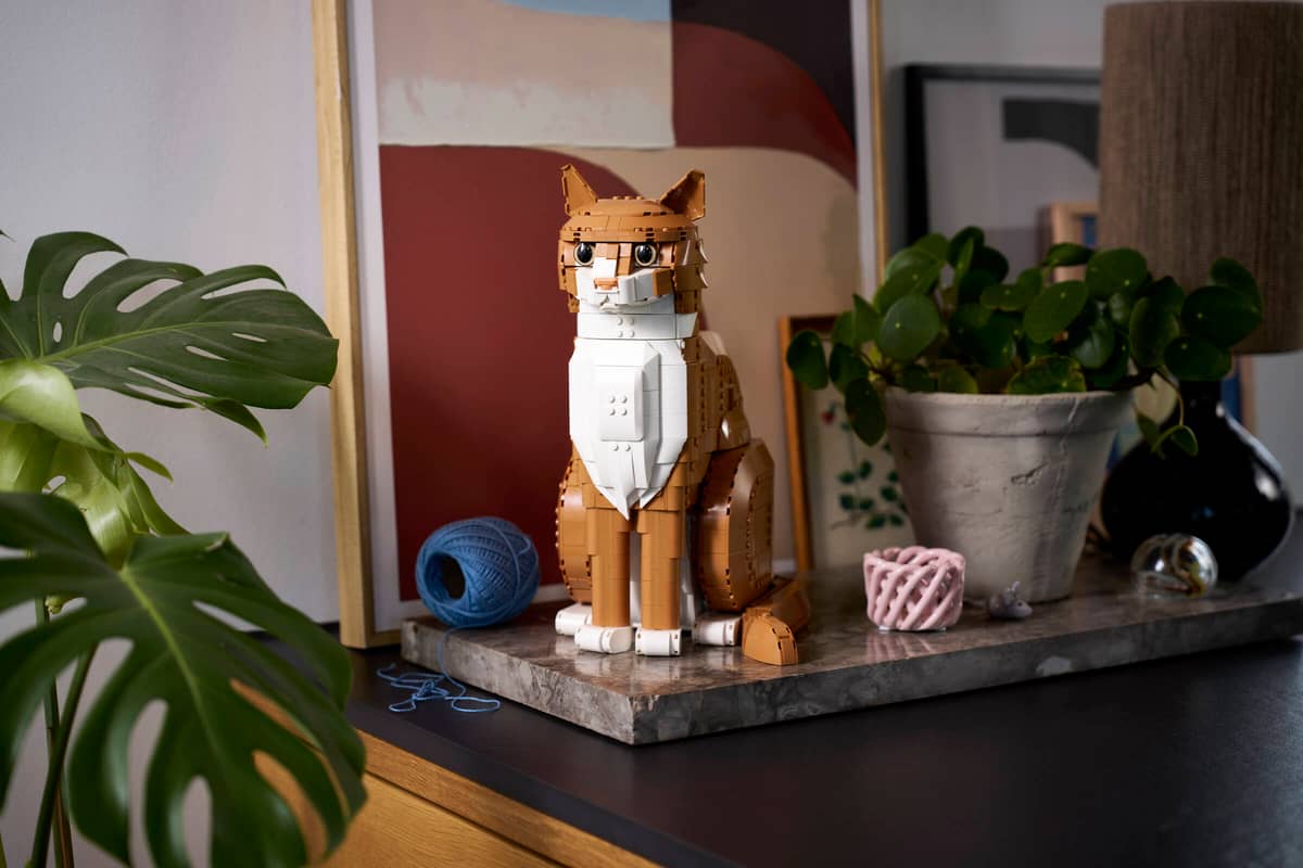 LEGO Ideas Orange Cat