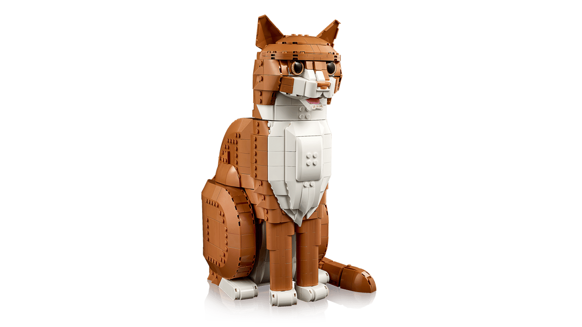 LEGO Ideas Orange Cat