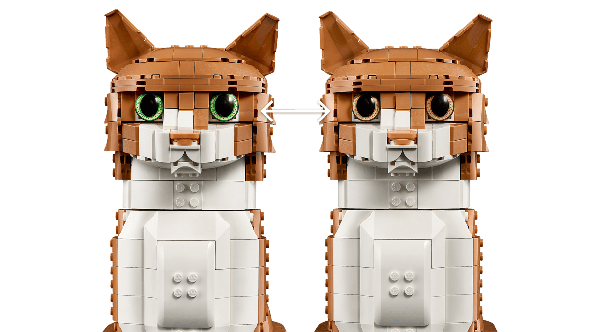 LEGO Ideas Orange Cat