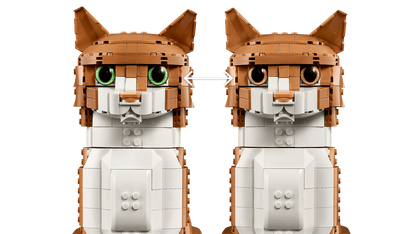 LEGO Ideas Orange Cat