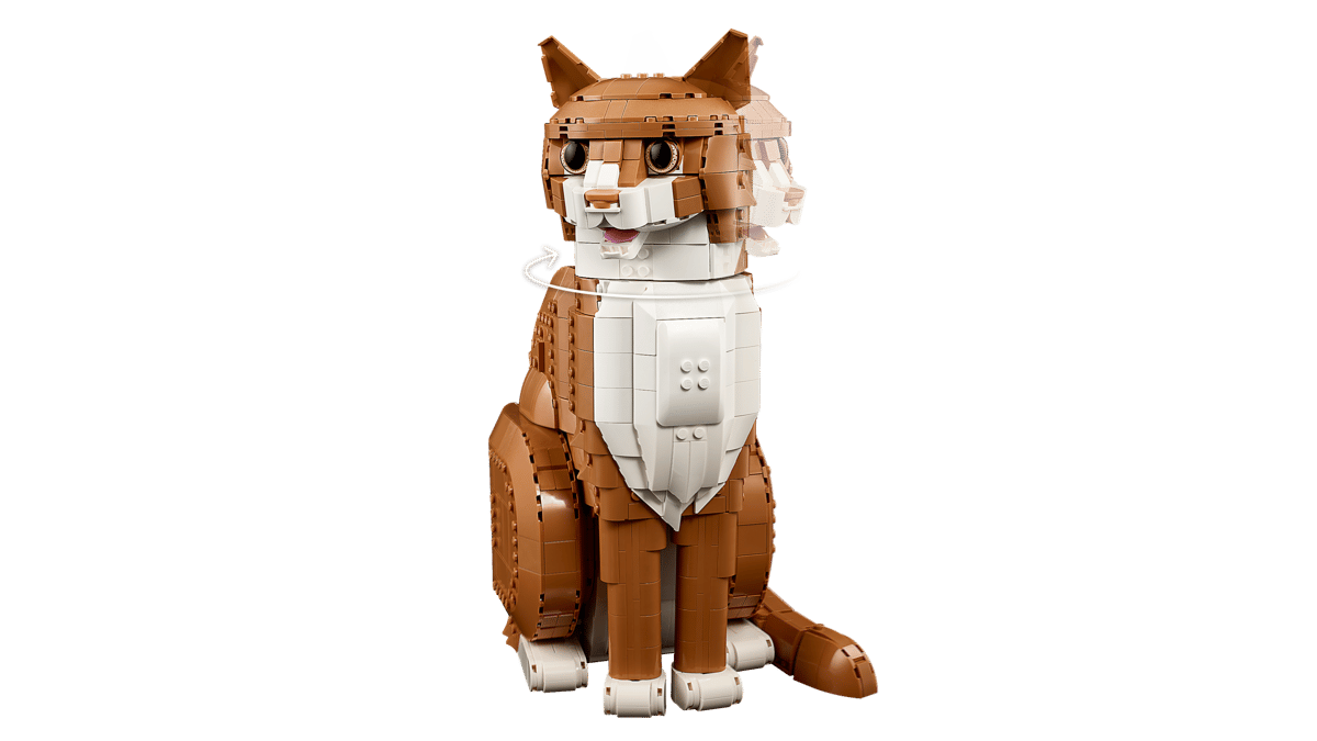 LEGO Ideas Orange Cat