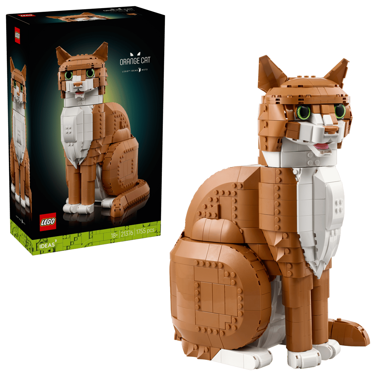 LEGO Ideas Orange Cat