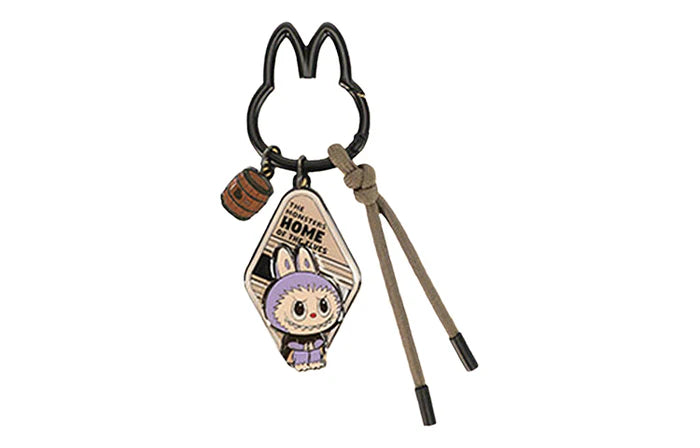 Labubu Elf Home Collection Plüsch-Schlüsselanhänger mit Anhänger, Mystery Box