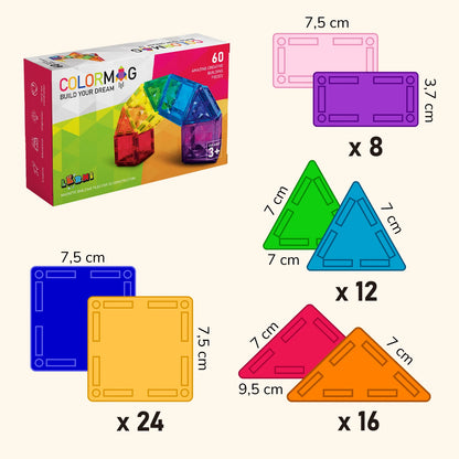 Magnetischer Bausatz COLORMAG 60 – Klassiker