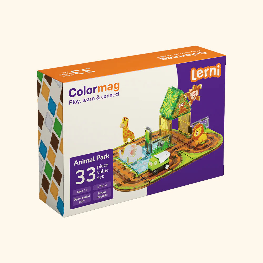 Magnetisches Bauset Colormag Tierpark