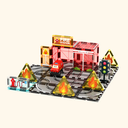 Magnetisches Bauset COLORMAG City