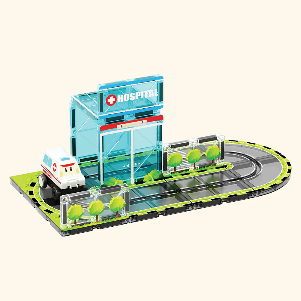 Magnetisches Bauset Colormag Krankenhaus
