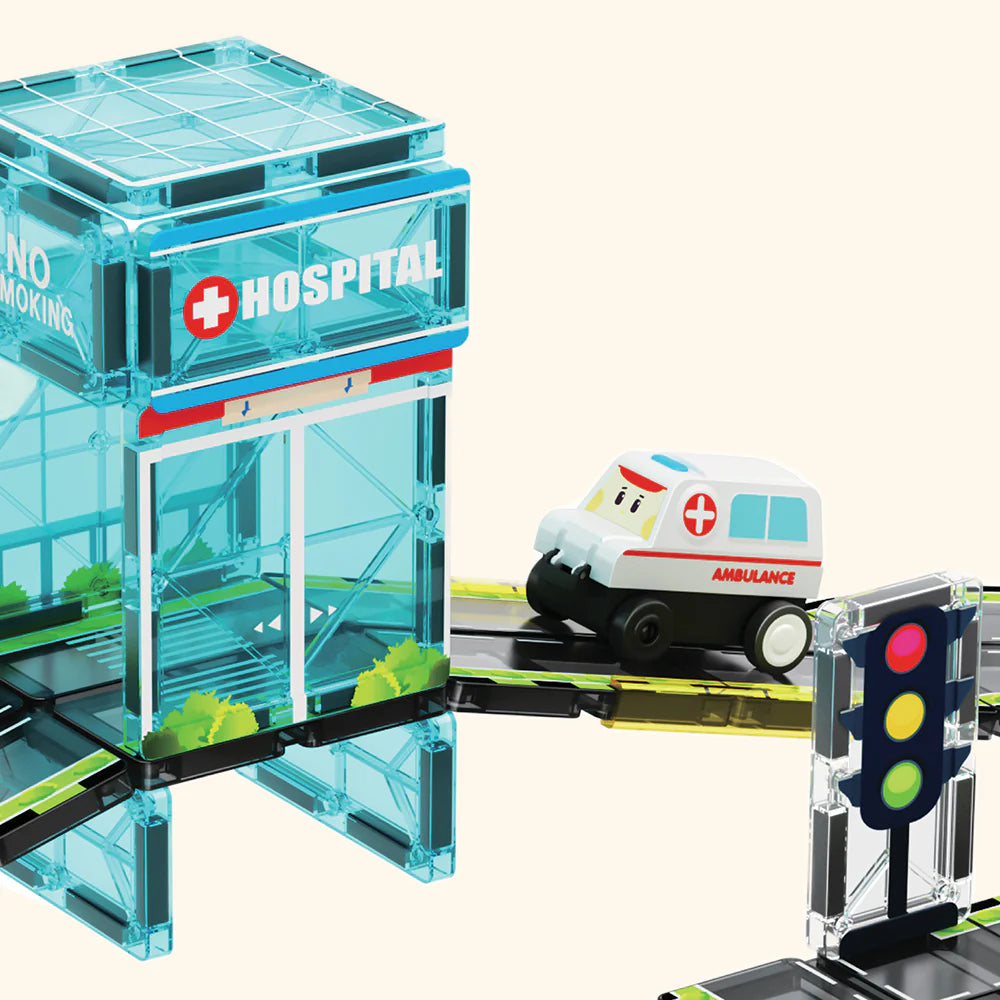 Magnetisches Bauset Colormag Krankenhaus