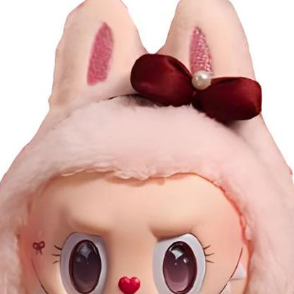 Figurine en peluche de Noël chatoyante de conte de fées Labubu Mokoko
