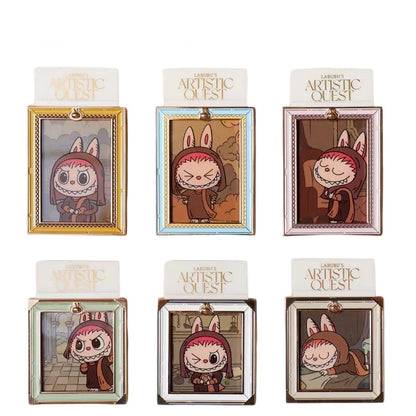 Labubu Louvre Limited Kühlschrankmagnet-Überraschungsbox