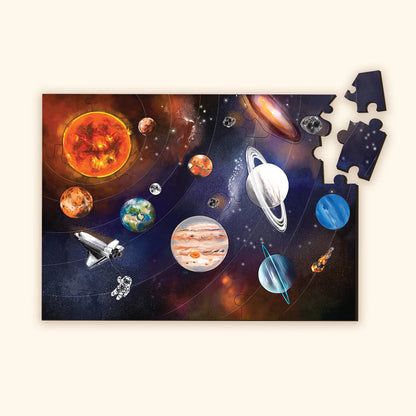 Weltraum-Bodenpuzzle