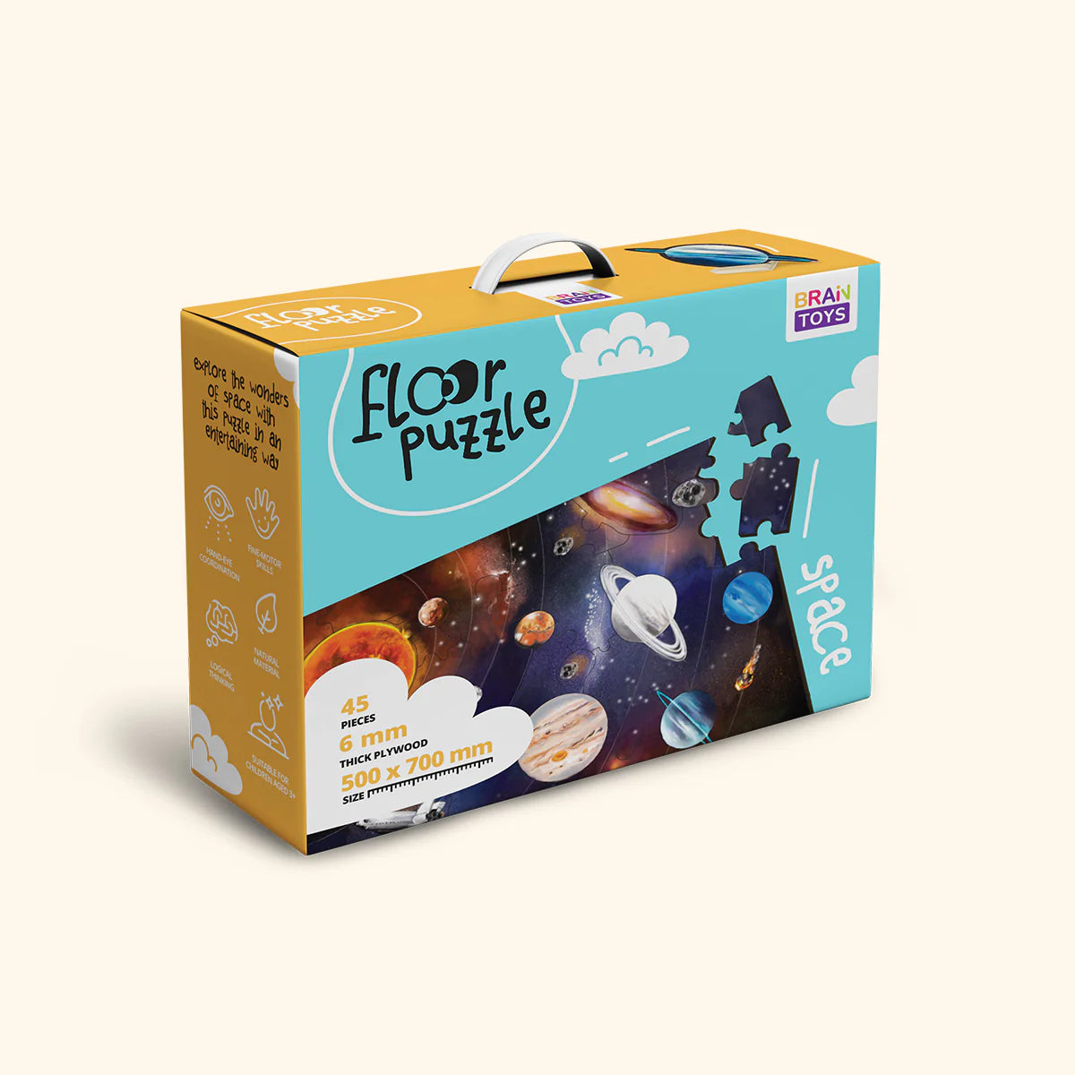 Weltraum-Bodenpuzzle