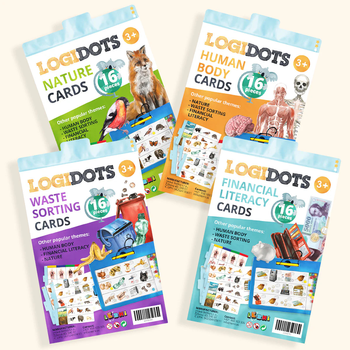 LOGIDOTS-Karten – Müllsortierung