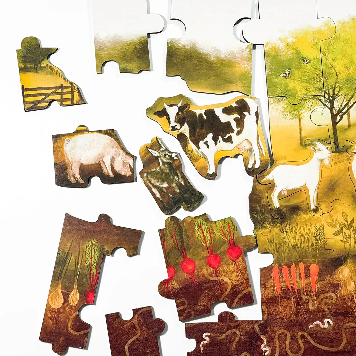 Puzzle de sol de ferme