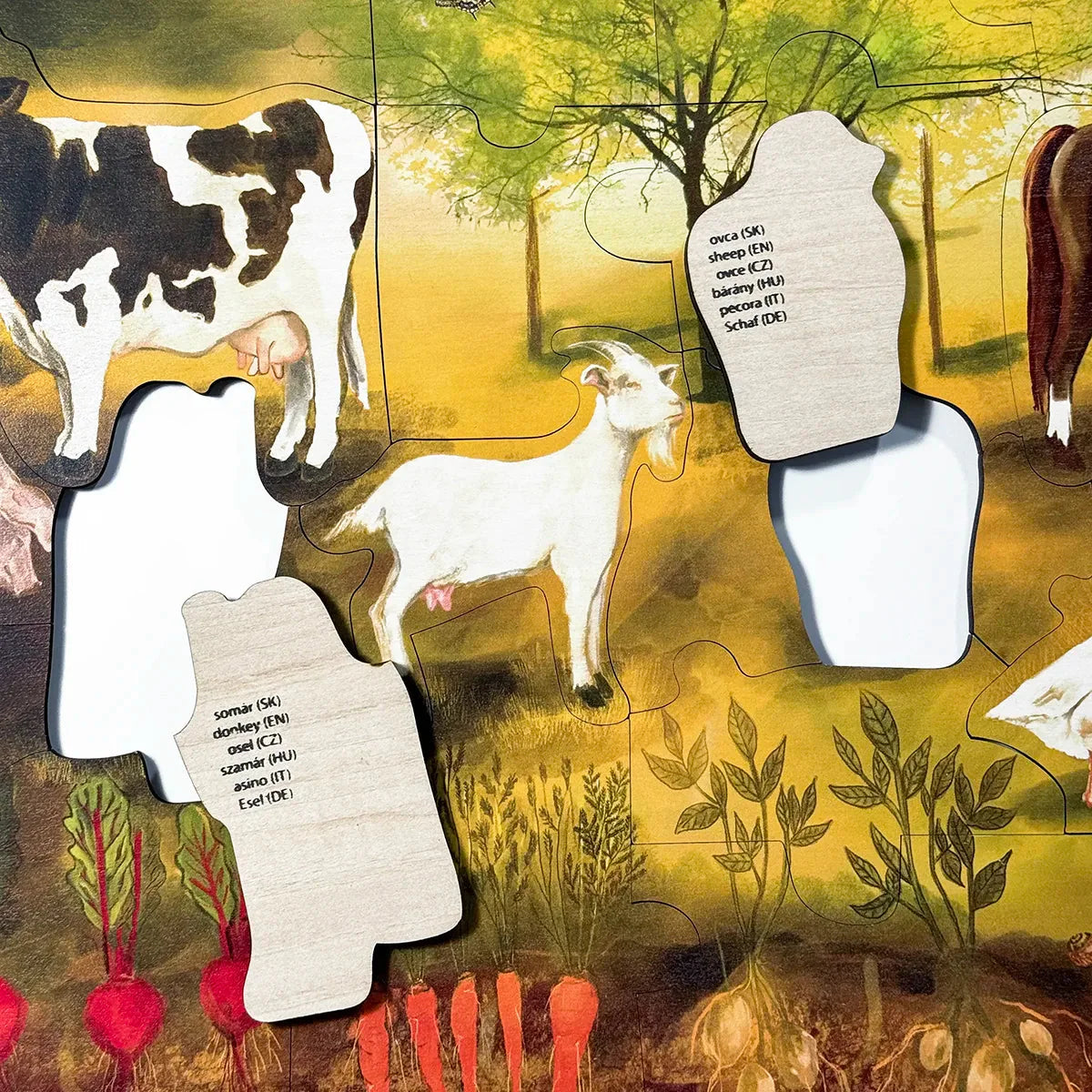 Puzzle de sol de ferme
