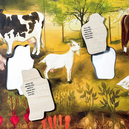 Puzzle de sol de ferme