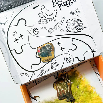 Puzzle de sol de ferme