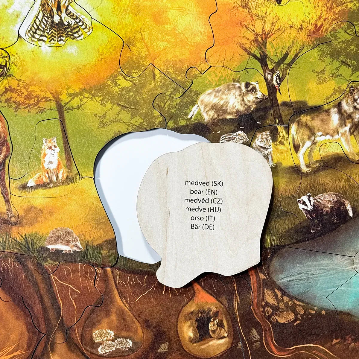 Waldbodenpuzzle