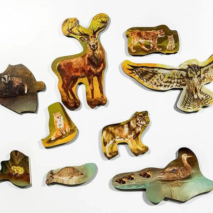Waldbodenpuzzle