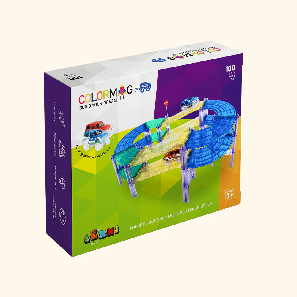 Magnetisches Bauset COLORMAG Race