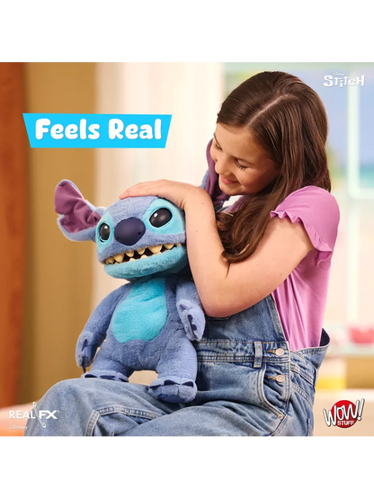 Disney Stitch Puppetronic par RealFX 100+ combinaisons sons et actions NOUVEAU