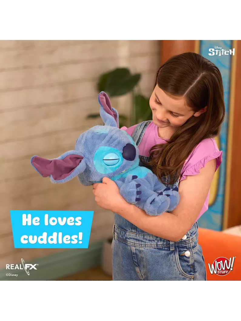 Disney Stitch Puppetronic par RealFX 100+ combinaisons sons et actions NOUVEAU
