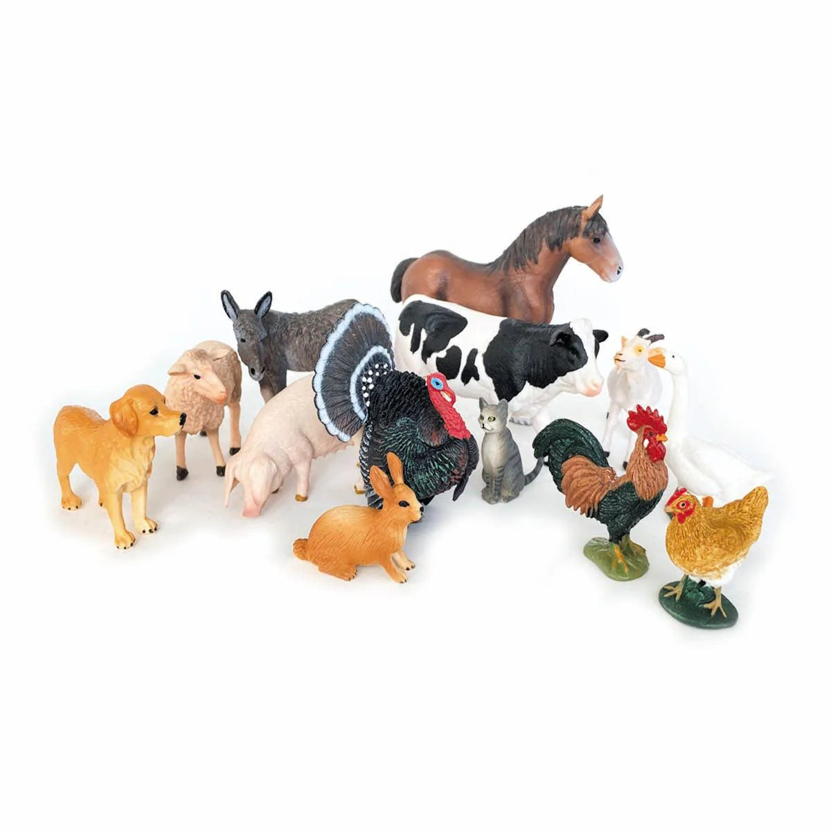 Ensemble de figurines d'animaux de la ferme